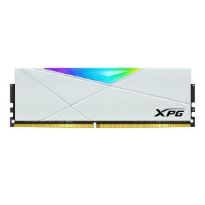 ADATA XPG 16GB D4 3200MHZ SW50 RGB DESKTOP RAM WHITE AX4U320016G16A-SW50