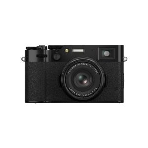 FUJIFILM X100VI 40.2 MP MIRRORLESS CAMERA WITH FIXED 23MMF2 LENS (APS-C X-TRANS CMOS 5 SENSOR, X-PROCESSOR 5, HYBRID VIEWFINDER, LCD TILT TOUCHSCREEN, FACE DETECTION AF, 20 FILM SIMULATIONS - BLACK
