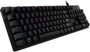 LOGITECH G 512 RGB BACKLIT MECHANICAL WIRED GAMING KEYBOARD WITH GX BLUE