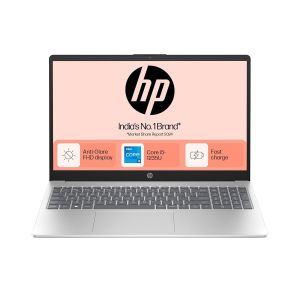 HP 15,12TH GEN INTEL CORE I5-1235U, 8GB DDR4,1TB SSD, (WIN 11,MSO 2021,SILVER,1.59 KG),15.6-INCH(39.6 CM) FHD LAPTOP, UHD GRAPHICS,1080P FHD CAMERA W/PRIVACY SHUTTER,BACKLIT KB,FD0112TU