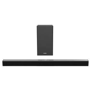 PHILIPS AUDIO TAB4228/94 AWARD WINNING 160W BLUETOOTH SOUNDBAR WITH RICH BASS,3 EQ MODES, MULTI-CONNECTIVITY OPTION WITH SUPPORTING USB, HDMI(ARC),OPTICAL, COAXIAL & AUX-IN FOR EASY CONNECTION (BLACK)