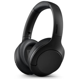 PHILIPS AWARD WINNING WIRELESS ON EAR HEADPHONES TAH8506BK, SLEEK DESIGN WITH NOISE CANCELLATION PRO, UPTO 60 HRS OF PLAY TIME, TOUCH CONTROL (BLACK), SENSITIVITY: 96 DB (1K HZ)