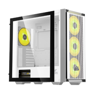 ANT ESPORTS 690 AIR MID-TOWER E-ATX CABINET WHITE