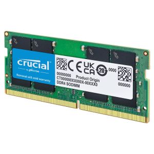 CRUCIAL 32GB DDR4-3200MHZ LAPTOP CL22 (16GBIT) RAM CT32G4SFD832A