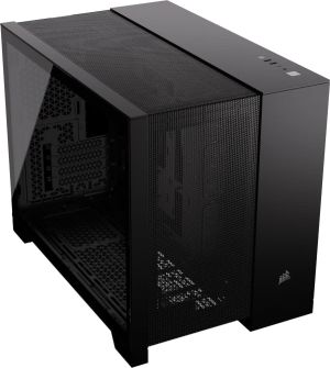 CORSAIR 2500D AIRFLOW TEMPERED GLASS MID-TOWER, BLACK