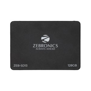 ZEBRONICS SD13 128GB SSD,ULTRA LOW POWER CONSUMPTION, S.M.A.R.T. THERMAL MANAGEMENT AND SILENT OPERATION.
