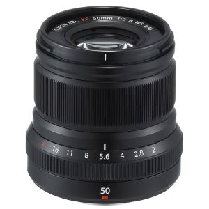 FUJIFILM FUJINON XF 50MM F2 R WEATHER RESISTANT PRIME LENS FOR PORTRAIT | WEDDING | FASHION - BLACK (FULL FRAME EQUIVALENT = 76MM) WITH 2+1* YEAR WARRANTY