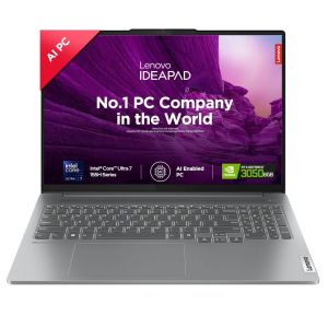 LENOVO IDEAPAD 5 PRO 83D4002NIN [ULTRA7-155H 14TH GEN/16GB/1TB SSD/WIN11 HOME+MSO/16.0 INCH/6GB-RTX3050 GRAPHICS /1 YEAR(S)/GREY]
