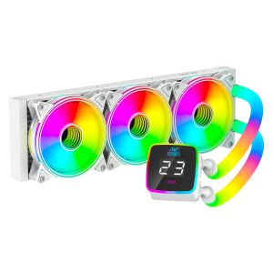 ANT ESPORTS ICE GLOW 360MM AIO LIQUID COOLER ARGB WHITE