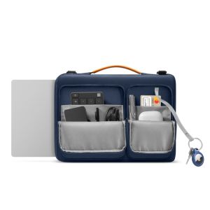TOMTOC DEFENDER-A42 LAPTOP BRIEFCASE 15.6 INCH-NAVY BLUE