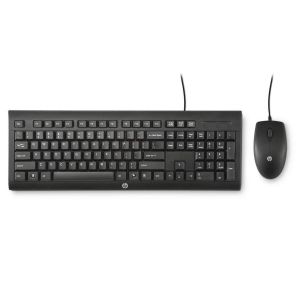 HP C2500 MULTIMEDIA SLIM USB WIRED KEYBOARD AND OPTICAL MOUSE COMBO (J8F15AA)