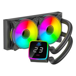 ANT ESPORTS ICE FLOW 240MM AIO LIQUID COOLER ARGB BLACK