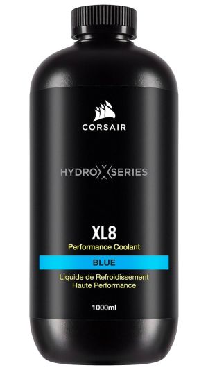 CORSAIR HYDRO X SERIES, XL8, PERFORMANCE COOLANT, 1L, TRANSLUCENT BLUE