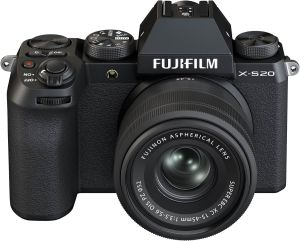 FUJIFILM X-S20 MIRRORLESS DIGITAL CAMERA XC15-45MM LENS KIT BLACK
