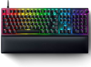 RAZER HUNTSMAN V2 TENKEYLESS - OPTICAL GAMING KEYBOARD (LINEAR RED SWITCH) - QUARTZ EDITION RZ03-03942000-R3M1