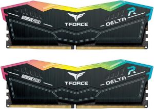 TEAMGROUP T-FORCE DELTA RGB 64GB (32GBX2) DDR5 5200MHZ DESKTOP RAM (BLACK)