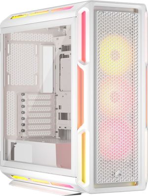 CORSAIR ICUE LINK 5000T LX RGB MID-TOWER PC CASE, WHITE