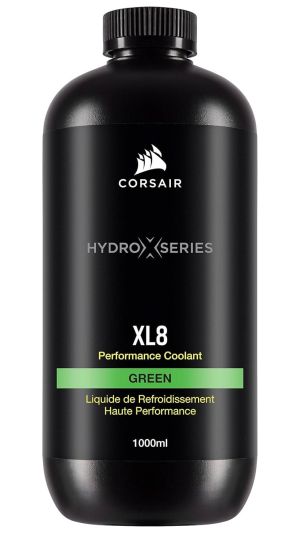 CORSAIR HYDRO X SERIES, XL8, PERFORMANCE COOLANT, 1L, TRANSLUCENT GREEN