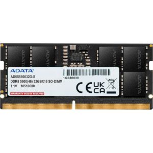 ADATA 32GB (1X32GB) 5600MHZ CL46 SO-DIMM LAPTOP RAM (AD5S560032G-S)