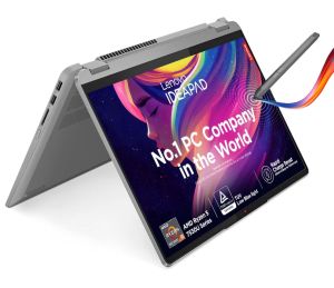 LENOVO IDEAPAD FLEX 5 AMD RYZEN 5 7530U 14 INCH (35.5CM) WUXGA+ IPS 2-IN-1 LAPTOP (16GB/512GB SSD/WIN 11/OFFICE 2021/BACKLIT KB/FPR/FHD CAMERA/ALEXA/3 MONTH GAME PASS/ARCTIC GREY/1.55KG), 82XX007KIN
