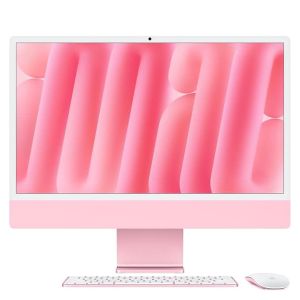 Apple 24-inch iMac with Retina 4.5K display M4 chip with 10 core CPU and 10 core GPU, 24GB, 512GB SSD - Pink
