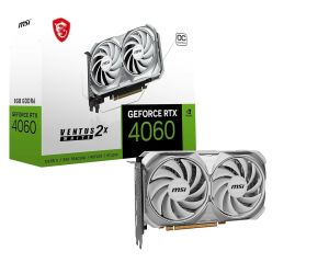 MSI GEFORCE RTX 4060 VENTUS 2X WHITE 8G OC GDDR6 GRAPHIC CARD