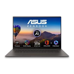ASUS ZENBOOK S16, 16" TOUCH SCREEN, 3K OLED, AMD RYZEN AI 7 OCTA CORE 350,COPILOT+ AI PC (24GB/1TB/AMD RADEON IGPU/WINDOWS 11/M365 BASIC (1YEAR)*/OFFICE HOME 2024/ZUMAIA GRAY/1.5 KG), UM5606KA-RJ109WS