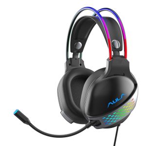 AULA S503 PROFESSIONAL WIRED GAMING HEADSET BLACK