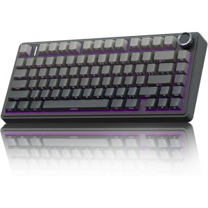 Aula F75 75% GRADIENT GREY SIDE ENGRAVED REAPER SWITCH