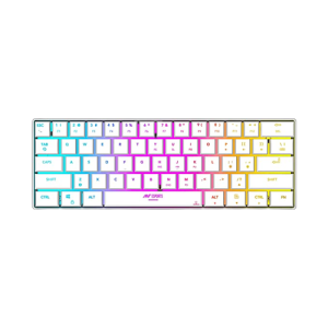ANT ESPORTS MK1500 BT / WIRELESS RGB MEMBRANE GAMING KEYBOARD - WHITE (R-41211141) (ETA-SD-20220605510)