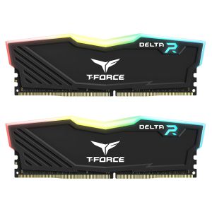 TEAMGROUP T-FORCE DELTA RGB 32GB (16GBX2) DDR4 3600MHZ DESKTOP RAM (BLACK)