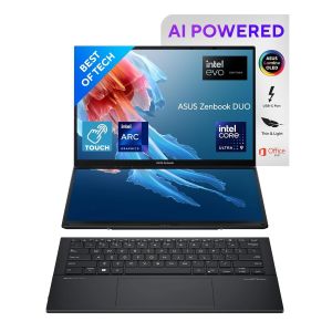 ASUS ZENBOOK DUO OLED (2024), 14" (35.56CM) FHD OLED TOUCH DISPLAY, INTEL CORE ULTRA 9 185H, BUILT-IN AI, DUAL SCREEN LAPTOP (32GB/1TB SSD/INTEL ARC GRAPHICS/WIN11/GRAY/1.65 KG), UX8406MA-QL961WS