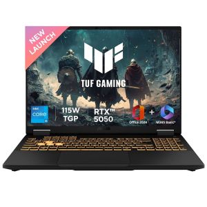 ASUS TUF F16 FX608JH-RV057WS [CI5-13450HX/16GB/1TB SSD/WIN11 HOME+MS24/16.0"/8GB-RTX5050 GRAPHICS/1 YEAR(S)/GREY]