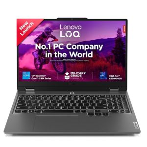 LENOVO LOQ 2024 INTEL CORE I5-12450HX 15.6 INCH (39.6CM) 144HZ 300NITS FHD IPS GAMING LAPTOP (8GB/512GB SSD/WIN 11/INTEL ARC A530M 4GB/100% SRGB/MSO 21/1YR ADP FREE/GREY/2.4KG), 83FQ000EIN
