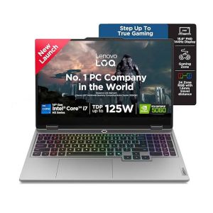 Lenovo LOQ 2025 Intel Core i7-14700HX| NVIDIA RTX 5060 8GB (32GB RAM/1TB SSD/144Hz Refresh Rate/572 AI TOPS/15.6" (39.6cm)/Windows 11/Office 2024/3 Mon. Game Pass/Grey/2.4Kg), 83JE00U3IN