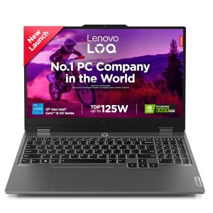 LENOVO LOQ 2024 12TH GEN INTEL CORE I5-12450HX 15.6 INCH (39.6CM) 144HZ 300NITS FHD IPS GAMING LAPTOP (16GB/512GB SSD/NVIDIA RTX 3050 6GB GRAPHICS/WIN 11/NON-MSO/3 MON. GAME PASS/GREY/2.4KG), 83GS003NIN