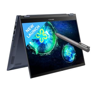 ASUS VIVOBOOK S 14 FLIP (2023), AMD RYZEN 5 7530U, 14" (35.56 CM) WUXGA TOUCH, THIN & LIGHT LAPTOP (16GB/512GB SSD/WINDOWS 11/OFFICE 2021/ALEXA/BACKLIT KB/FP SENSOR/BLUE/1.50 KG), TN3402YAB-LZ541WS