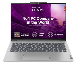 LENOVO IDEAPAD SLIM 5 AMD RYZEN 5 7530U 14 INCH (35.5CM) WUXGA+ IPS LAPTOP (16GB/512GB SSD/WIN 11/OFFICE 2021/BACKLIT KB/FHD CAMERA/ALEXA/3 MONTH GAME PASS/ARCTIC GREY/1.46KG), 82XE004RIN
