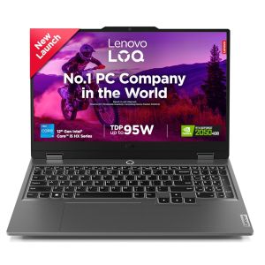 LENOVO LOQ 12TH GEN INTEL CORE I5-12450HX | NVIDIA RTX 2050 4GB (12GB RAM/512GB SSD/15.6 INCHES (39.6CM)/144HZ/WINDOWS 11/100% SRGB/3 MONTH GAME PASS/1YR ADP FREE/GREY/2.4KG),83GS008VIN GAMING LAPTOP