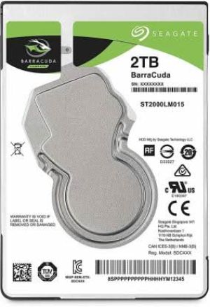 SEAGATE 2TB LAPTOP INTERNAL SATA HARD DRIVE