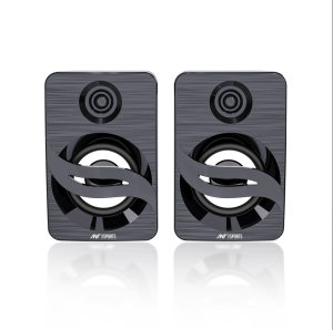 ANT ESPORTS GS150 COMPUTER SPEAKERS, 2.0CH PC SPEAKERS, IN-LINE VOLUME CONTROL, 6W USB POWERED STEREO DESKTOP SPEAKERS WITH 3.5MM AUX FOR PC/LAPTOP/PROJECTOR/TABLET/CELLPHONE