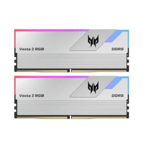 PREDATOR VESTAII DDR5 RGB U-DIMM 7200MHZ 32GB (16GB*2) SILVER