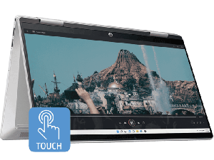 HP PAVILION X360, 12TH GEN INTEL CORE I3-1215U, 14-INCH (35.6 CM), FHD, TOUCHSCREEN, 8GB DDR4, 512GB SSD, FPR, 5 MP CAMERA, BACKLIT KB, AUDIO BY B&O, PEN (WIN 11, SILVER, 1.51 KG), EK0183TU