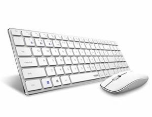 RAPOO 9300M SILENT MULTI-MODE WIRELESS KEYBOARD AND MOUSE COMBO WHITE/BLACK