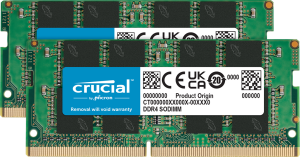 CRUCIAL 32GB KIT (2X16GB) DDR4-3200 CL22 LAPTOP RAM CT2K16G4SFRA32A
