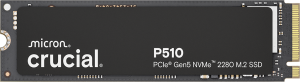 CRUCIAL P510 1TB PCIE GEN5 NVME 2280 M.2 SSD CT1000P510SSD8