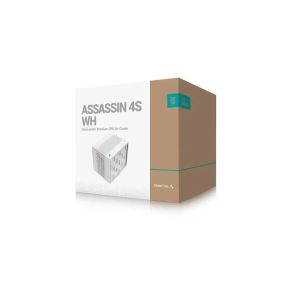 DEEPCOOL ASSASSIN 4S WH 120MM MINIMALISTIC PREMIUM CPU AIR COOLER WHITE (R-ASN4S-WHGPMN-G)