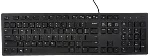 DELL KB216 WIRED MULTIMEDIA USB KEYBOARD WITH SUPER QUITE PLUNGER KEYS WITH SPILL-RESISTANT