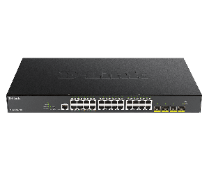 DLINK 28-PORT 10-GIGABIT SMART MANAGED POE SWITCH DGS-1250-28XMP
