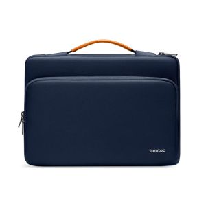 TOMTOC DEFENDER-A14 LAPTOP BRIEFCASE 13.5-14 INCH-NAVY BLUE